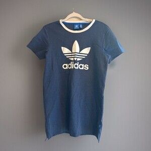 Adidas Women’s T-Shirt Dress Navy Blue Size 6